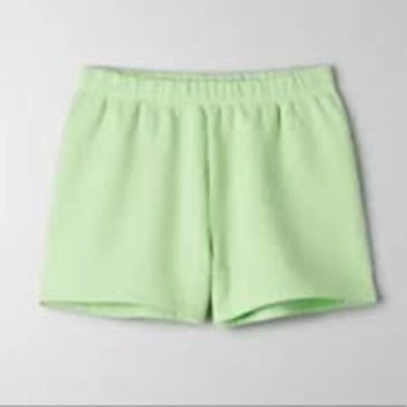 TNA Green Athletic Shorts Elastic Waistband Relaxed Fit - Picture 1 of 5